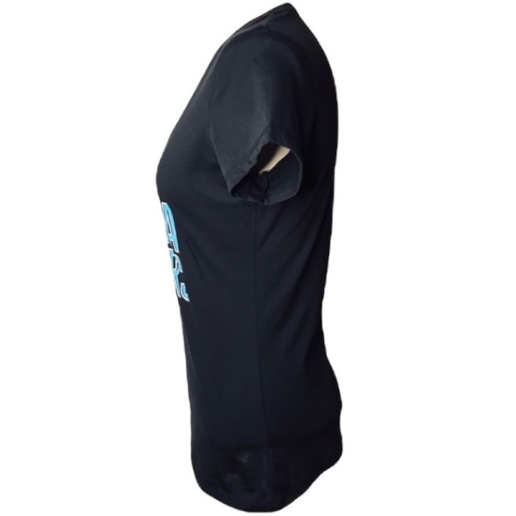 NFL Carolina Panthers Game day cotton blend graphic t shirt black M NWOT - Picture 2 of 6